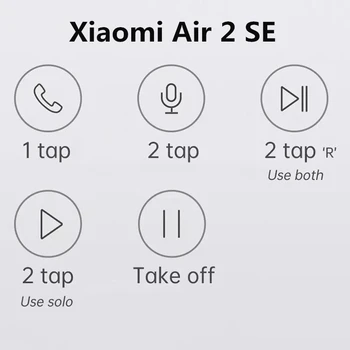 Naujausias Originalus Xiaomi Rankų Oro 2 SE Kinų Versija TWS Mi Tiesa, Belaidžiu 