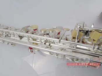 Naujausias Saksofonas Eb Sax W037 Sidabro Padengtą Pučiamųjų Instrumentų Muzikos Profesionalų Saxofone Alto E Butas