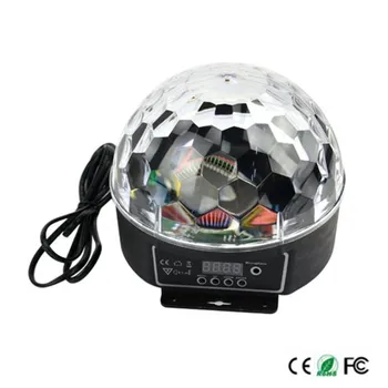Naujausias Skaitmeninio 20W AC85-265V LED RGB Kristalų Magija Kamuolys Poveikį Šviesos Disco DJ Scenos Apšvietimo Lempos Nemokamas pristatymas