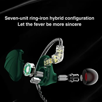 Naujausias TRN VX 6BA+1DD Hybird HIFI Stebėti Bėgimo Sporto Ausines į ausis įkišamos Į Ausis Earphoners TRN V90 BA8 BT20S Ausinių Headplug