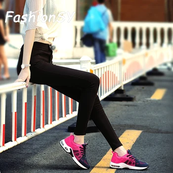 Nauji Sportiniai Bateliai moterų bėgimo bateliai Platformos, Kvėpuojantis Laisvalaikio Bateliai Moteris Mados Aukštis Didėja Ponios Batai Plius Dydis