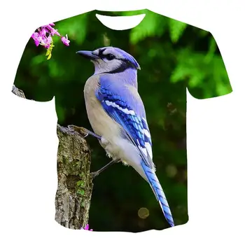 Nauji vyriški Gyvūnų, T-marškinėliai, Mados Naujų Vasaros vyriški trumpomis Rankovėmis T-Shirt Atsitiktinis 3D Pet Spausdinti Kvėpuojantis T-shirt Vyrai Visiškai Pri