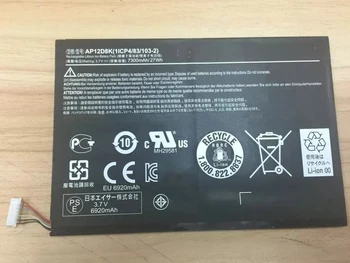 Naujienų Baterija Acer Iconia W511P Serijos AP12D8K 1ICP4/83/103-2 3.7 V 27WH A3-A10 A11 W510 W510P W511