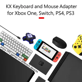 Naujos Klaviatūros Ir Pelės Adapterį Nešiojamų Valdytojas Gamepad Žaidimų Pelių Konverteris, Skirtas Įjungti/Xbox/PS4/PS3