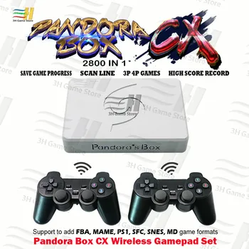 Naujos Pandora Box CX Gamepad Nustatyti Laidinio Belaidžio joypad 2800 1 Gali išsaugoti žaidimą Aukštą rezultatą įrašo nuskaitymo linijos 3D Tekken 