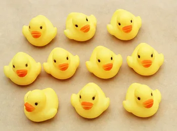 Naujos Vonios žaislai vaikams NAUJĄ Tuziną (12) guminė Antis Ducky Duckie Baby Shower Gimtadienio Džiaugtis, Juokinga dovana Z0306