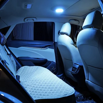 Naujos Įkraunamosios Atvykimo Automobilio Salono Šviesos diodų (LED Šviesos Kupolas Baltas Ice Blue USB Įkrovimo Skaityti Lengvųjų Sunkvežimių Kambarį Šviesos