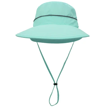 Naujovė Dizainas Saulės Skrybėlę Vyrų ir Moterų Apsaugos nuo Saulės Žvejybos Kepurės Poliesteris Greitai-džiovinimo Platus Kraštų Skrybėlę