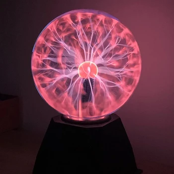 Naujovė Magic Crystal Plazmos Kamuolys Liesti Lempa 220V LED Nakties Šviesos naktinė lempa Vaiko Gimtadienio, Kalėdų Vaikams Dekoras Dovana Apšvietimas
