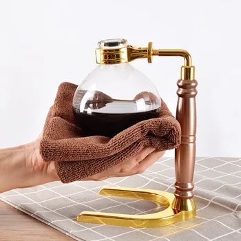 Naujų Namų Stilius Sifonas kavos virimo aparatas Arbatos Sifonas puodą dulkių coffeemaker stiklo tipo kavos aparatas filtrą 3cup 5cup