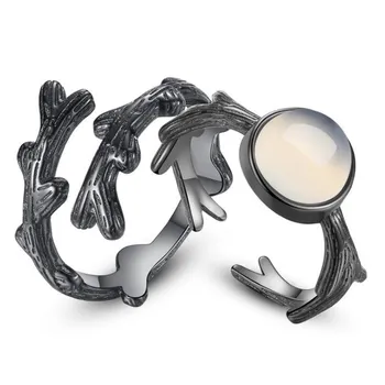NEHZY 925 sterlingas sidabro naujų papuošalų mados pora žiedas opal dalyvavimas vestuvės dovana moters vyras atviras žiedas