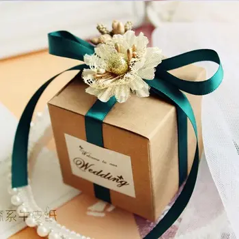 Nemokamas Pristatymas 50pcs Vestuvių naudai ir dovanos aukso granulių gėlių kūrybos PVC skaidri rožinė saldainių dėžutė dovanų dėžutes svečių