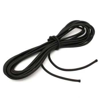 Nemokamas pristatymas aukštos kokybės 10M black 3mm turas elastinga virvė 