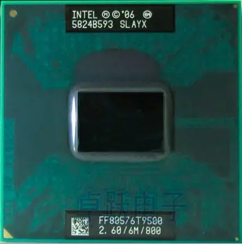 Nemokamas Pristatymas intel CPU nešiojamas kompiuteris Core 2 Duo CPU T9500 6M Cache/2.6 GHz/800/Dual-Core Lizdas 479Laptop procesorius GM45 PM45
