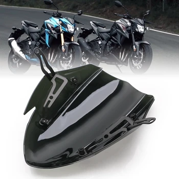 Nemokamas Pristatymas Suzuki GSX-S750 GSXS750 GSX-S GSXS 750 2017-2019 Motociklo Priekinio stiklo priekinio, galinio Stiklo Shield Ekranas su Laikikliu