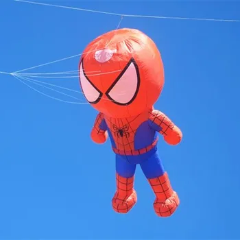 Nemokamas pristatymas voras aitvaras super herojus didelis minkštas aitvaras pakabukas ripstop nailono audinio aitvaras vaikščioti į dangų avenger
