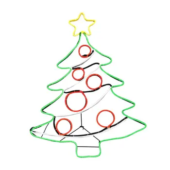 Neoninis Ženklas Šviesos Kalėdų Medžio Formos Dizainas, Kambario Sienų Papuošimai Namuose Meilės Ornamentu Kavos Baras Freskos Amatai