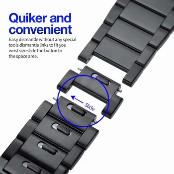 Nerūdijančio Plieno, Apple Watch Band 42mm 38mm Pakeitimo Metalo Diržas Diržai Samsung S1 S2 S3 Aktyvus 20mm 22mm