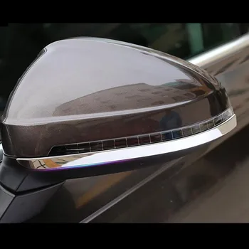 Nerūdijančio Plieno galinio vaizdo Veidrodžio Apdaila Juostelėmis 2vnt Audi A4 2017 2018 Automobilio Išorės Priedai