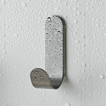 Nerūdijančio plieno klijai kablys nr. skylę galinėje vonios durų drabužių kablys sienos kabo stiprus keliamoji kablys