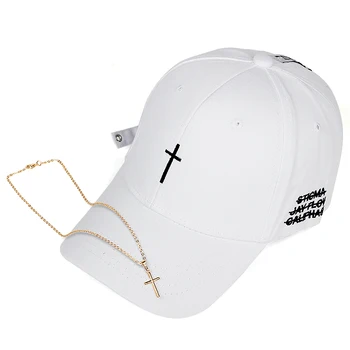 New Cross Išsiuvinėti Beisbolas Bžūp Mados Hip-Hop Piko Kepurės Vyrų ir Moterų Universalus skrybėlę Lauko, Laisvalaikio, Sporto, Golfo skrybėlės