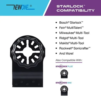 NEWONE 32mm pailginti tikslumo Starlock pjauti Multi Pack virpesių multitool pjauti Pjauti Medžio, Gipso, Plastiko