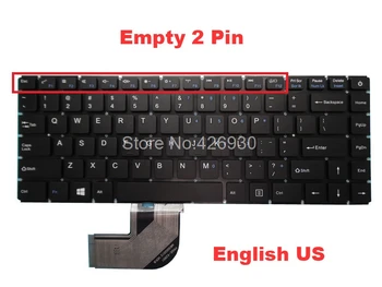 Nešiojamas Tuščias 2Pins Klaviatūros Jumper Už EZBook 3 Plius MB11 14' anglų MUS Black Naujas