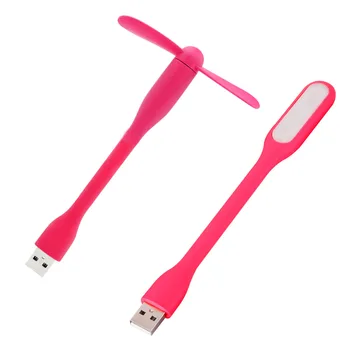Nešiojamas USB 5V 1W LED Lempa Xiaomi Galia banko Comupter Sąsiuvinis Mini USB lentelė šviesos Apsaugoti Akių Žibintai Su USB Fan Mini
