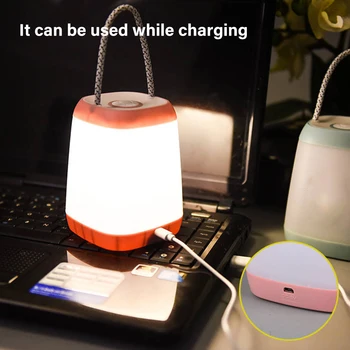 Nešiojamieji Nuotolinio Valdymo Super Ryškus LED Lustas Namo Naktį Šviesos Stalo Lempa USB jungtį su Virve Kempingas Šviesos Avarinės Šviesos