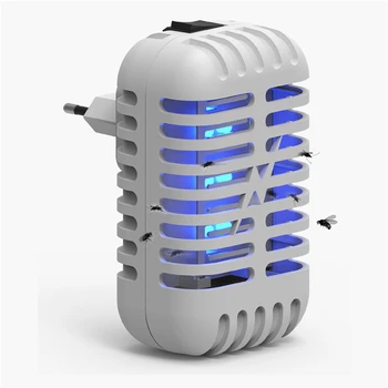 Nešiojamų Elektros 2W LED Uodų, Vabzdžių Žudikas Lempos Skristi Klaidą Atstumiantis Anti Uodai UV Naktį Šviesos ES MUMS Kištukas su Dėžutė