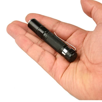 Nešiojamų Mini Penlight CREE Q5 2000LM LED Žibintuvėlį, Fakelą Kišenėje Šviesos Vandeniui Žibintų AAA Baterijos Galingas Led Medžioklės