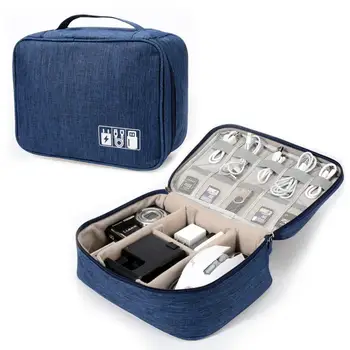 Nešiojamų Saugojimo Krepšiai, USB Mini, Kabeliai, Laidai, Kroviklis Maitinimo Baterijos Užtrauktukas Kosmetikos Krepšys Atveju Elektroninių Priedų Organizatorius