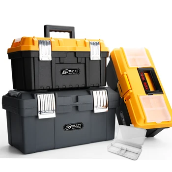 Nešiojamų Įrankių krepšiai Didelių Saugojimo Priemonių Komponentų, Woodworker Plastikinė įrankių dėžė