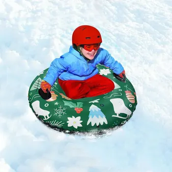 Nflatable Sniego Vamzdžių Didelis PVC Sniego Valtimi, Žiemą Čiuožimo Sniego Rogės Valtis Vaikams Žiemos Žaislas Snieglenčių Plūduriavo Slidinėjimo Lenta
