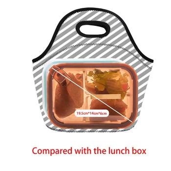 NOISYDESIGNS Mėlyna Seaworld Juokinga Lokys Pietūs Krepšiai Mažas Iškylą Maisto Atlikti Šilumos Paketas Miltai Moterų Pritaikyti Lunchboxes
