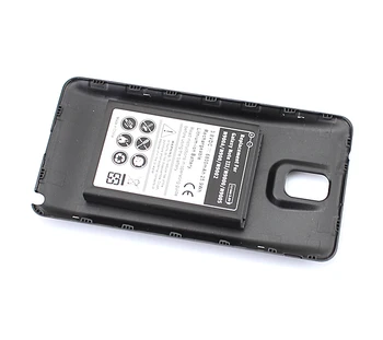 Note3 6800mAh Įkraunamą Bateriją, Skirtą Samsung Galaxy Note 3 N9000 N9005 N900A N9002 N900 Išplėsta Baterijos+Juodas galinis Dangtelis Atveju