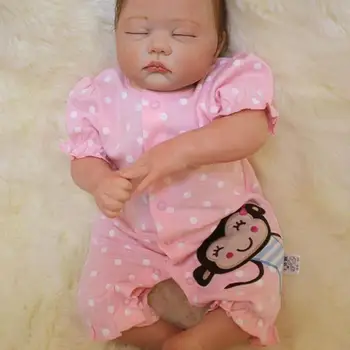NPK 55cm Silikono Lėlės Reborn Modeliavimas Bebe Kūdikių Lėlės, Žaislai