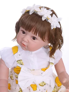 NPK Didelis Dydis 80Cm Minkšto Silikono Lėlės Lėlės Reborn Baby Bamblys Naujagimių Realus Mergaitės Lėlės Tikroviška Originalus vaikystės draugas, Žaislas, Lėlė
