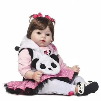 NPK Naujas 50cm Silikono Atgimsta Super Baby Tikroviška Bamblys Kūdikių Bonecas Vaikas Lėlės Bebes Atgimsta Brinquedos Atgimę Žaislai Vaikams Dovanų