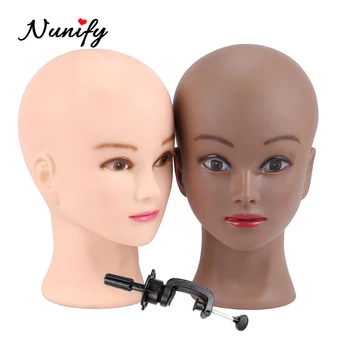 Nunify Karšto Pardavimo Afrikos Manekeno Galva Be Plaukų Formavimo Perukas Skrybėlę Ekranas Kosmetologijos Manikin Kosmetologijos Mokymo Vadovas