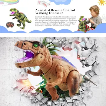 Nuotolinio Valdymo Dinozauras Žaislas Vaikui Elektroninių Dinozaurų Švyti Šokių Elektros Dinozaurų Gali Vaikščioti Su Šviesos Dinozauras