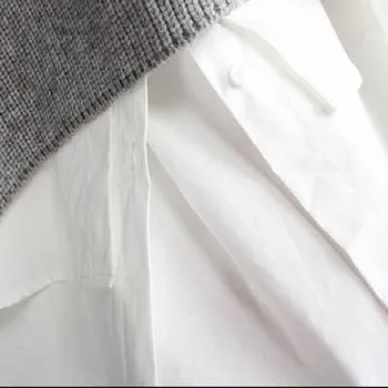 O-kaklo Traukti Femme korėjos Džemperiai 2020 M. Rudenį, Žiemą Megztinius Moterų Megztinis Megztinis Priežastinis Kratinys ilgomis Rankovėmis