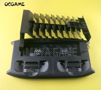 OCGAME Vertikalaus Įkrovimo Stovas Aušinimo Ventiliatorius su 18 Diskų Saugyklos Bokšto Kalno Dualshock Xbox One X Žaidimų Konsolės