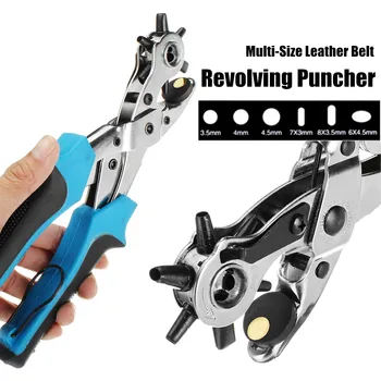 Odinis Diržas Atnaujinamų Puncher Kilpa Skylės Vertus Tiekėjas Amatų Įrankiai Dirželis Mašina Siuvimo Puncher 