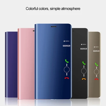 Odos flip case For Samsung s50 Smart veidrodis padengti Už Aamsung Galaxy A10 A20 A20E A30 A40 A70 50 atveju