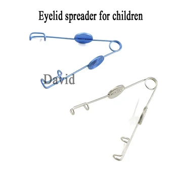 Oftalmologijos prietaiso vaikų viela vokų barstytuvas titano vokų atidarytuvas, smulkių gyvūnų eksperimento akių barstytuvas