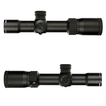 Ohhunt Medžioklės LR 1.5-8X28 Kompaktiškas taikymo Sritis Mil Dot Raudonas Apšvietimas Optinį Taikiklį Stiklo Išgraviruotas Tinklelis Taktinis Riflescope