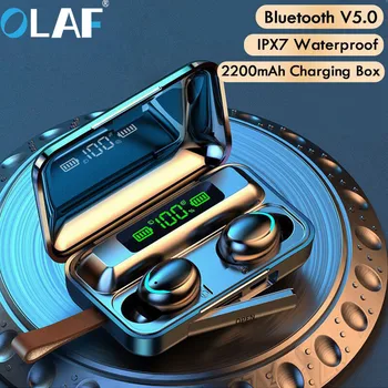 Olaf Bluetooth V5.0 Ausinės Belaidės Ausinės Su Mikrofonu Sporto Vandeniui Ausines 2200mAh Baterija Dėžutė, Skirta 