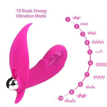 OLO 10 Dažnio G Spot Nešiojami Dildo Vibratorius Vibruoja Kelnaitės Makšties Masažas Klitorio Stimuliacijos Sekso Žaislai Moteris