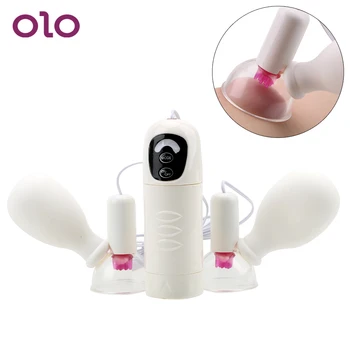 OLO Clit Spenelių Vibratoriai Atžalų 7 Greičio Krūties grindų lūpos Masažas Klitorio Stimuliatorius Sekso Produkto Sekso Žaislai Moterims Pora